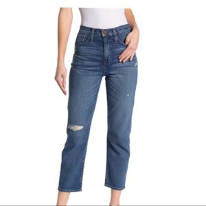Madewell Cropped Classic Straight Jeans 31 NWT